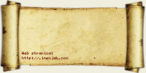 Andjelina Glavonjić vizit kartica